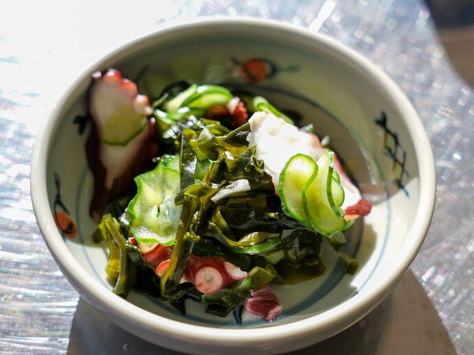 わかめとタコの酢の物