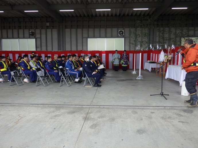 安全祈願祭の様子