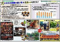 いわての 林業の担い手 がスター★を育てる！