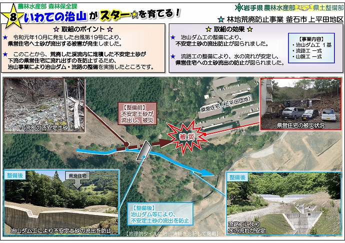 いわての 治山 がスター★を育てる！