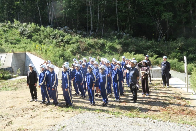 工事現場見学(赤前上の沢2)