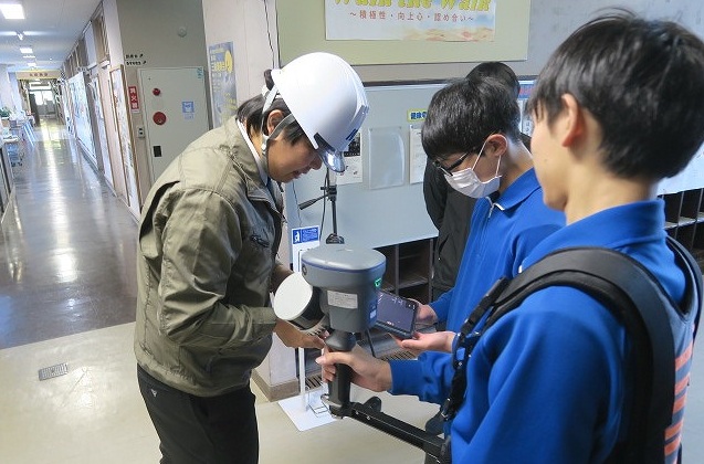 3D測量体験（鈴木測量設計）