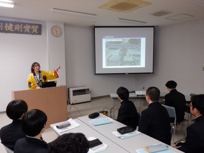 【令和8年1月21日掲載】盛岡工業高校土木科を対象に出前授業を開催しています！