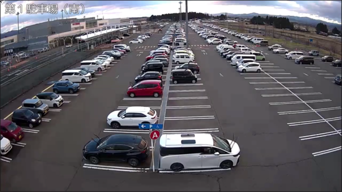 【令和7年12月19日掲載】いわて花巻空港の駐車場の利用状況をリアルタイムで配信しています！