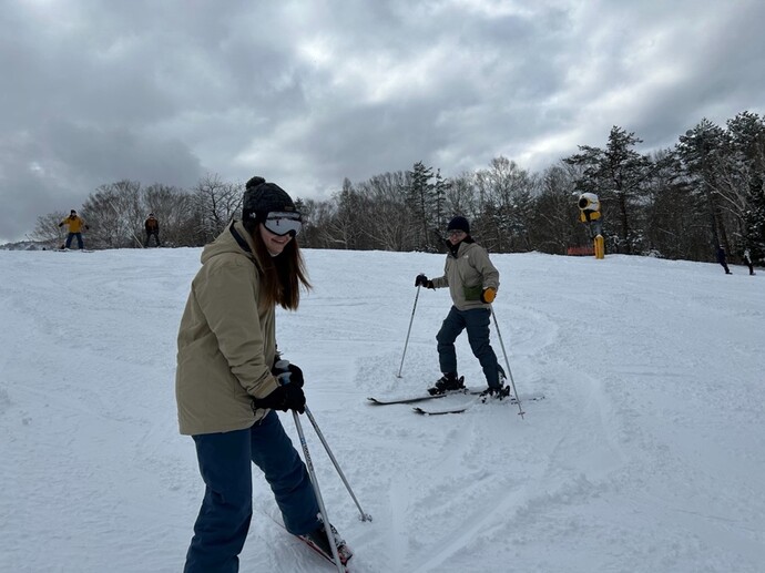 平庭高原スキー場での様子