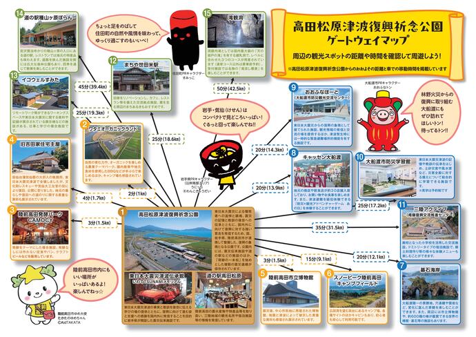 【令和8年4月6日掲載】気仙管内の観光には「高田松原津波復興祈念公園ゲートウェイマップ」をご覧ください！