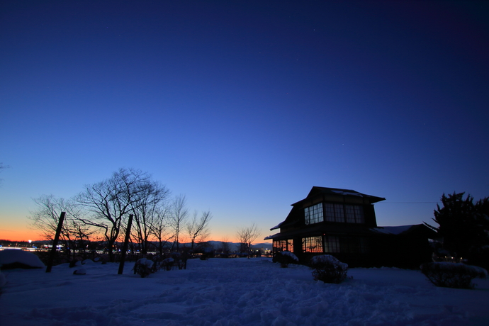 【令和8年4月14日掲載】希望郷いわて景観フォトコンテスト2025に応募いただいた作品を紹介します！～景観部門：マジックアワー（花巻市葛）