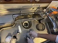 キッチンシンクの掃除