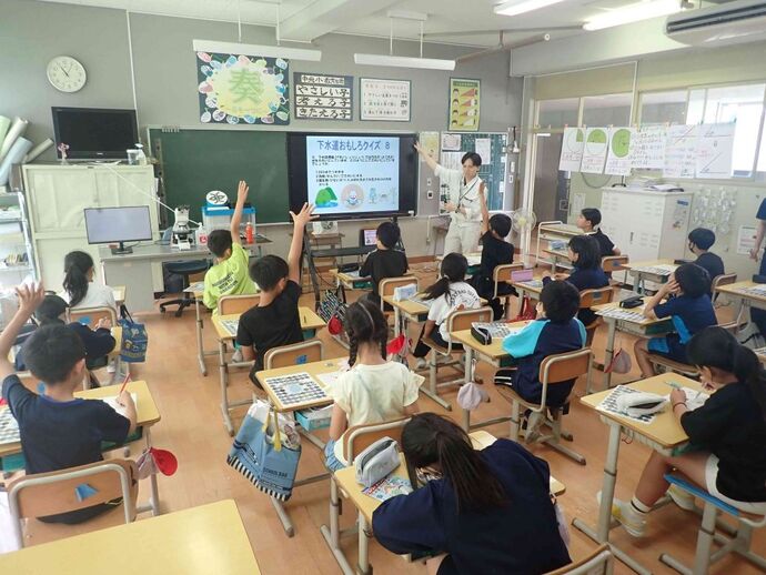 【令和8年8月14日掲載】下水道・浄化槽出前講座受付中！学校や地域活動でぜひご活用ください！