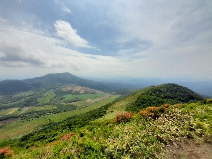 早池峰山登山の様子