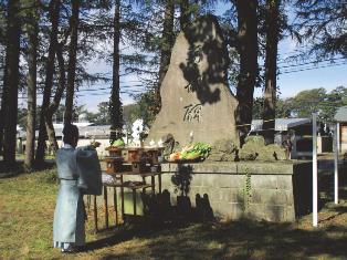 神事の様子の写真