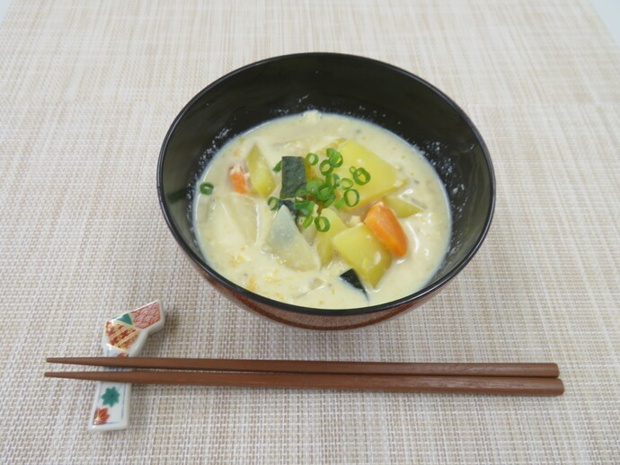 豆乳けんちん汁