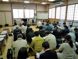 成果報告会の様子の写真