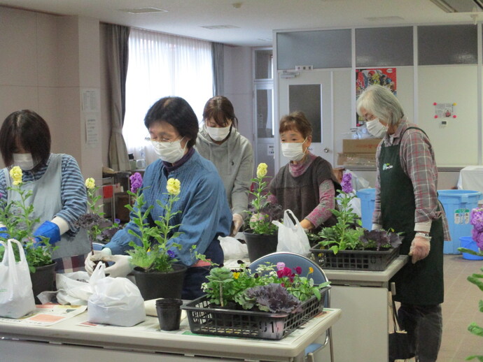 11月寄せ植えコース1