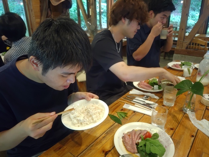 ゆげ昼食