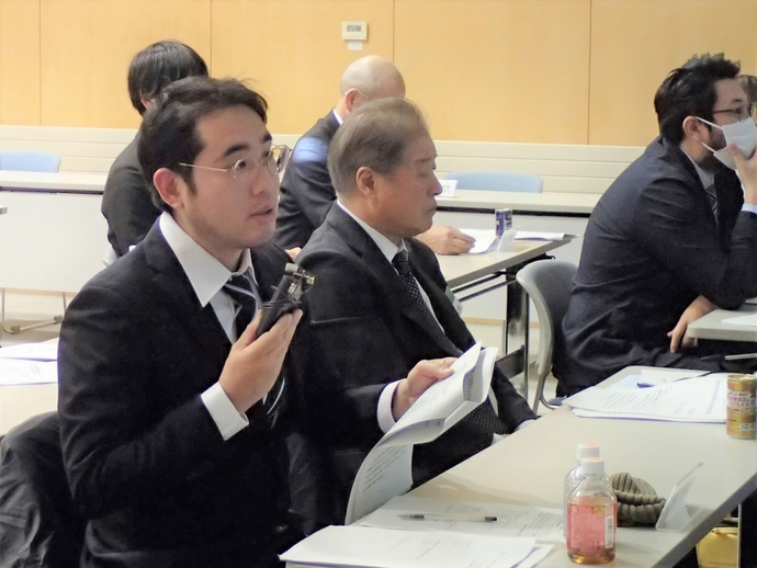 研修成果発表会での質疑応答