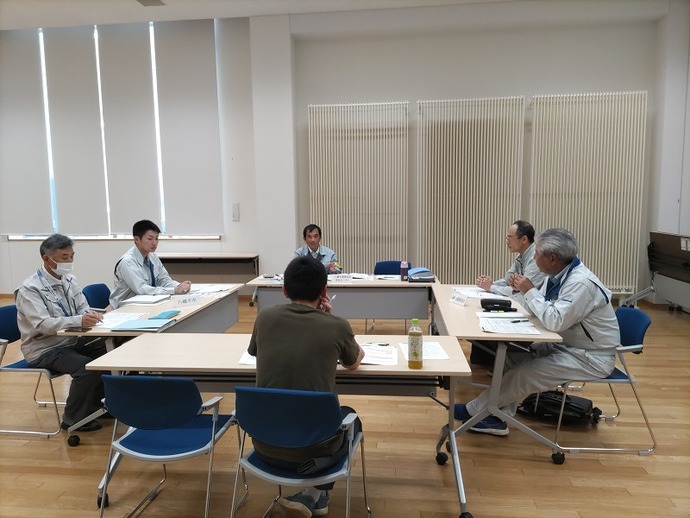 就農相談会の様子です。