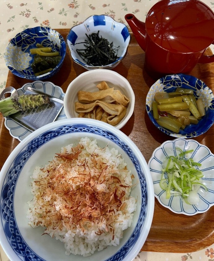 安比清流山わさび丼です。