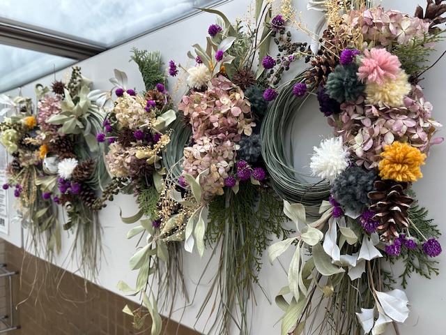 第2回花飾り完成