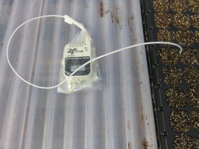 地温を記録する媒体の写真