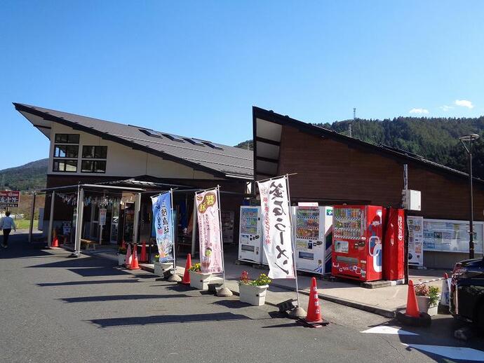 道の駅釜石仙人峠の外観の様子