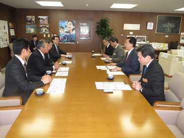 日本IBM株式会社取締役会長表敬の写真