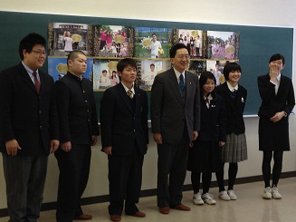 県政懇談会「がんばろう！岩手」意見交換会（種市高校）の写真