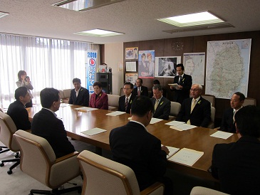 岩手県私学団体連盟要望の写真