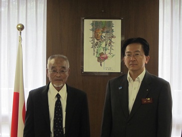 アルゼンチン岩手県人会　猪又会長表敬の写真