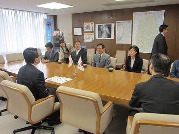 駐仙台韓国総領事表敬の写真