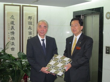 交流協会台北事務所訪問の写真