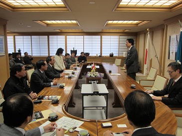 ベトナム社会主義共和国副大臣等表敬の写真