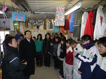 陸前高田市災害ボランティアセンター視察の写真
