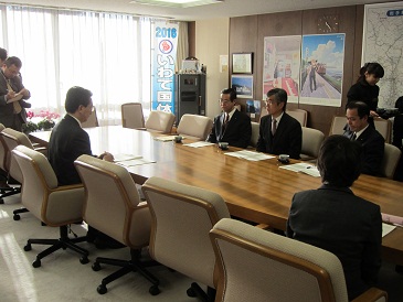 日本共産党岩手県委員会からの要望の写真