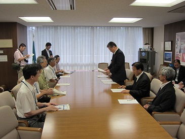 県商工会連合会からの要望の写真