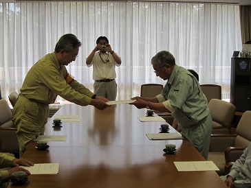 土地改良事業団体連合会からの要望の写真