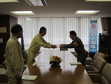岡山県知事面談の写真