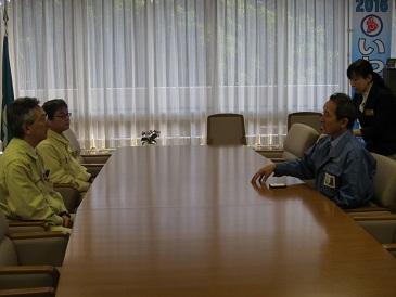 財務省吉田政務官面談の写真