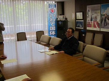 県医師会石川会長面談の写真