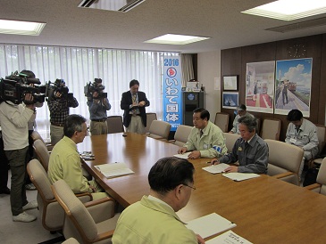 市長会からの要望の写真