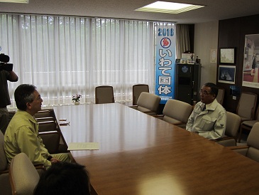 長崎県知事面談の写真