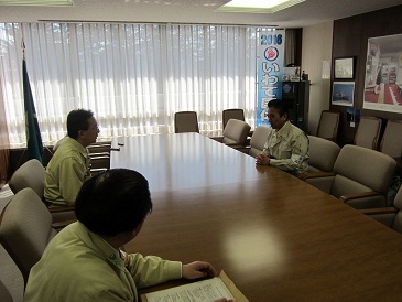 浜松市長面談の写真