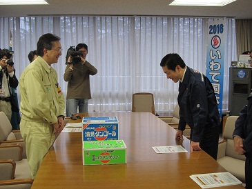 愛媛県知事面談の写真