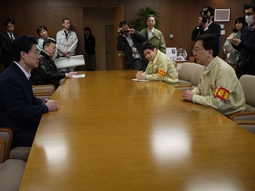 中国札幌総領事表敬の写真