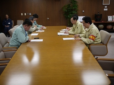 秋田県知事面談の写真