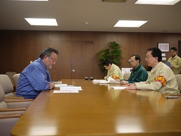 内閣府東副大臣面談の写真