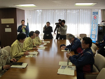 国土交通省池口副大臣面談の写真