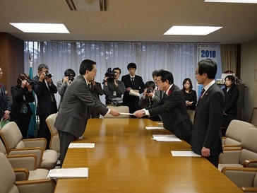 民主党・ゆうあいクラブ要望の写真