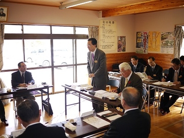 草の根地域訪問「こんにちは知事です」（岩泉町）の写真