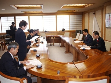 自由民主党岩手県支部連合会等要望の写真